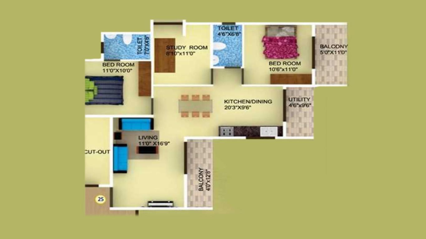 DS Max Sky Classic Electronic City Phase 1-floor plan 3.jpg